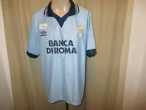 Lazio Rom Original umbro Heim Trikot 1995/96 "BANCA DI ROMA" Gr.L - Bild 1 von 6