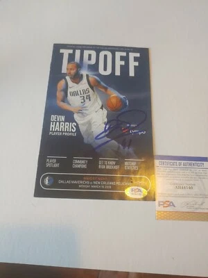 Dirk Nowitzki Autographed Dallas mavericks Program - Image 1 of 3