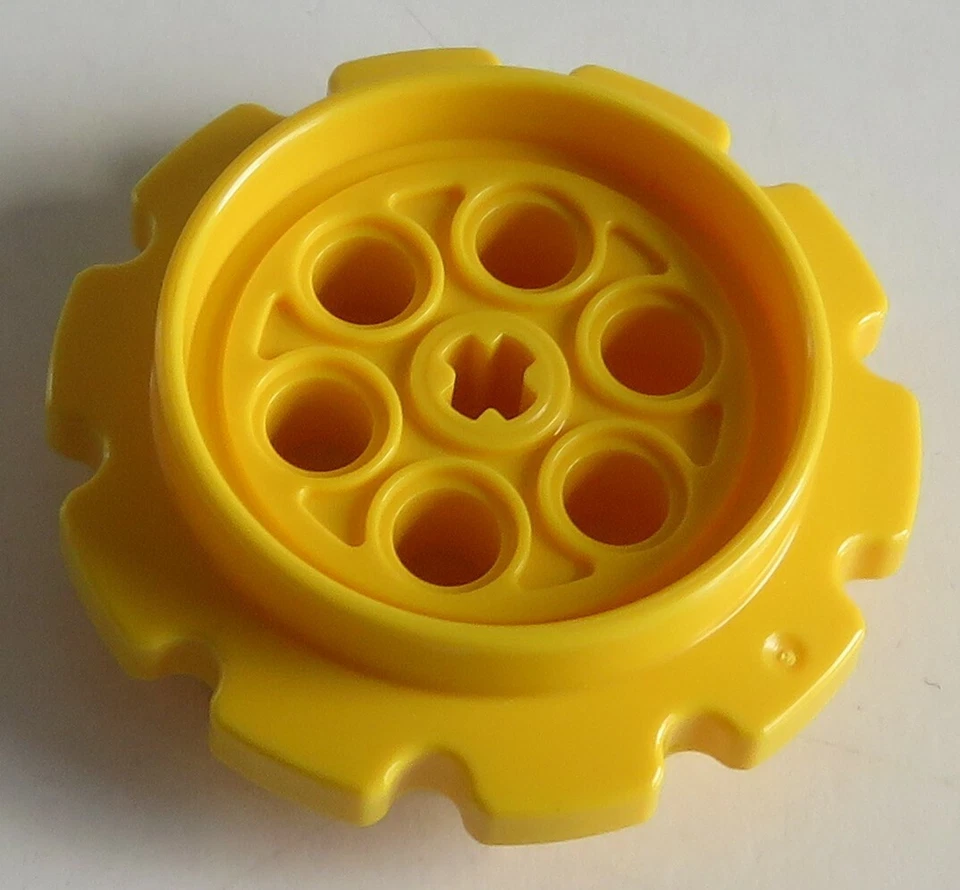 LEGO Räder / Wheels - Ketten - Antriebsrad / Rad gezahnt, gelb # 57519 - Bild 1 von 1