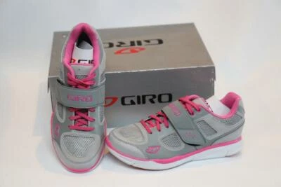 Nuevo Giro Whynd Mujer Zapatos de Bicicleta 36 5 Plateado Rosa 2 Pernos SPD Ciclismo MTB Giro Foto 1 de 4