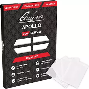 200 Ultra Clear Card Sleeves for MTG - 66x91mm Trading Card Protectors - Picture 1 of 11