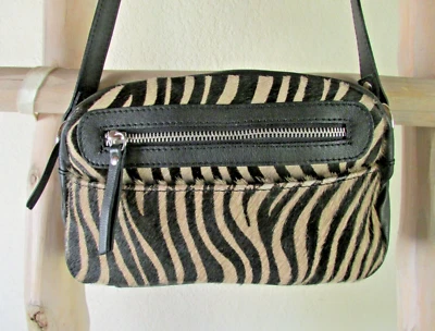 NUEVO BANDOLERA MAURIZIO TAIUTI S CUERO NEGRO GENUINO NEGRO/MARRÓN PIEL, ITALIA Foto 1 de 4