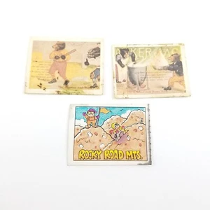 (3) Vintage Crackerjack Miniature Post Cards Paper - Picture 1 of 3