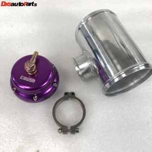 PURPLE UNIVERSAL 50MM EMUSA Blow off Valve+4" Adapter Toyota Honda Acura - Bild 1 von 9
