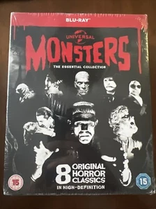 Universal Classic Monsters :Essential Collection Box Set -8 Blu Ray NEW IMPORT - Picture 1 of 2