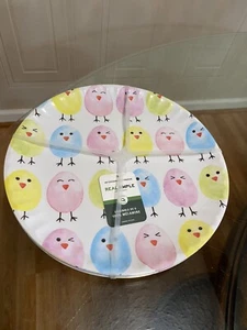 Easter Egg Chick Melamine 10 in. Plates, Set of 8, New - Picture 1 of 6