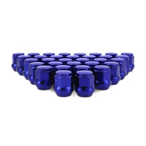 Mishimoto Steel Lug Nuts, M14x1.5, Acorn Seat, 32pc Set, Blue - Photo 1 sur 6
