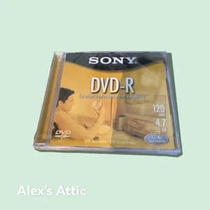 Sony DVD-R DVD Recordable DISC 120 Min 4.7GB 1X-16X NEW - Picture 1 of 1
