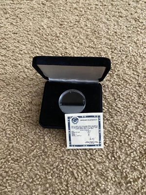 1989-91 Rusia URSS 25 rublos caja de monedas de paladio, certificado de autenticidad, cápsula (sin moneda) Foto 1 de 2