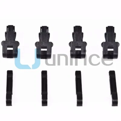 4Pack Black Sun Shade Hook Clip Kit Fit For Honda Odyssey 05-10 Sliding Door USA - Imagem 1 de 4