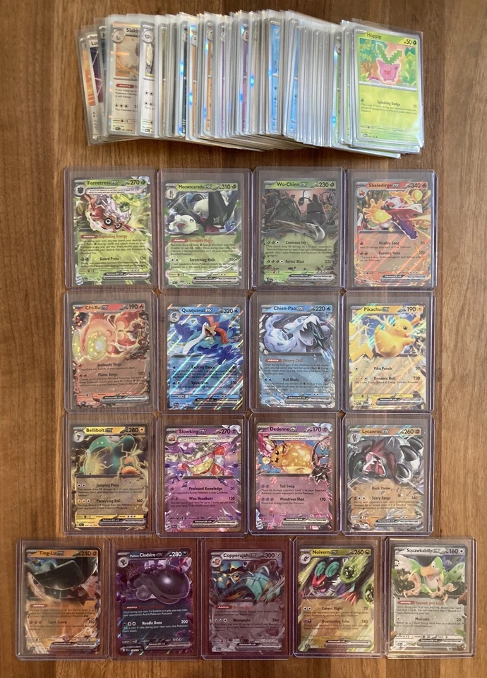 Pokémon TCG - SV02 PALDEA EVOLVED - COMPLETE Set 1-193! All 17 EX Included ! - - Image 1 of 4