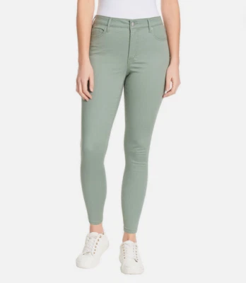 Pantalones al tobillo ajustados de tiro alto suaves Jessica Simpson para mujer (SAGE 14/32) NUEVOS SIN ETIQUETAS Foto 1 de 3