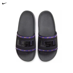Nike Louisiana State University Offcourt Slides DD0531-001 Men's Size 10 New!! - Picture 1 of 5