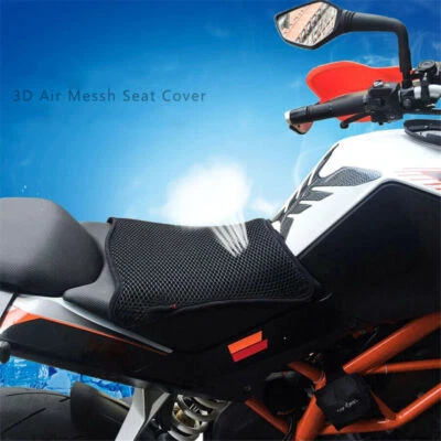 Capa protetora solar respirável malha 3D motocicleta 2 camadas antiderrapante - Imagem 1 de 4
