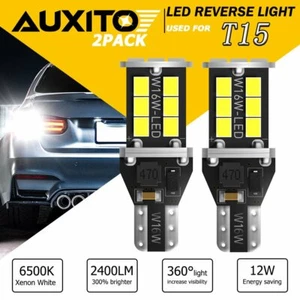 Bombilla de Reversa LED AUXITO 921 T15 912 904 906 916 LED Blanca Brillante 6500K - Imagen 1 de 12
