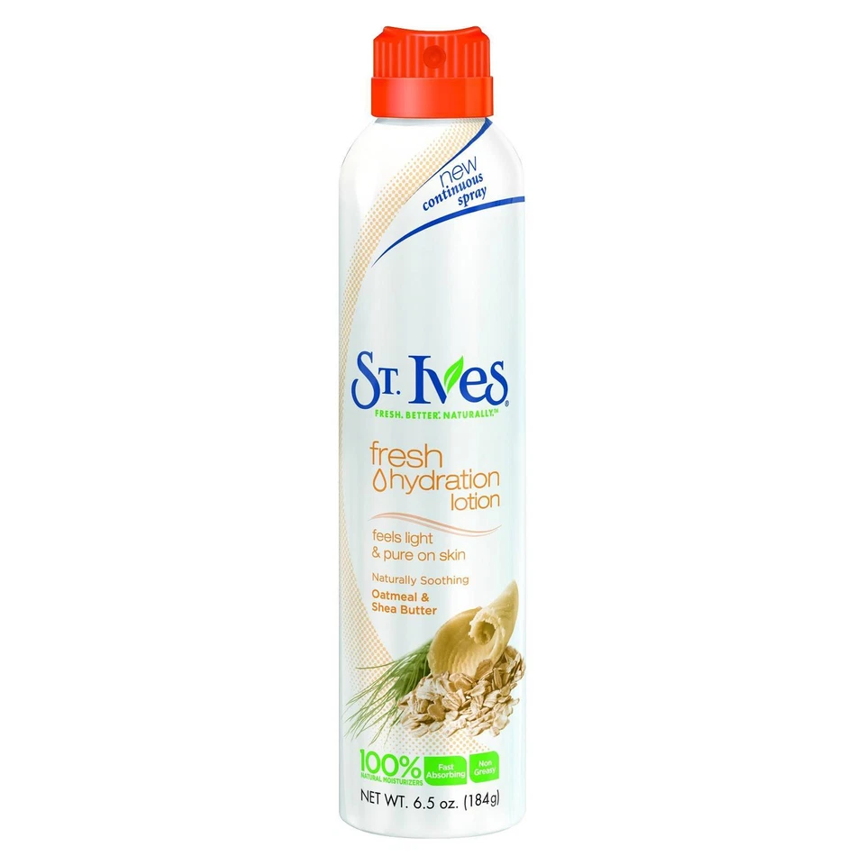 St. Ives Fresh Hydration Lotion Spray Oatmeal and Shea Butter B24