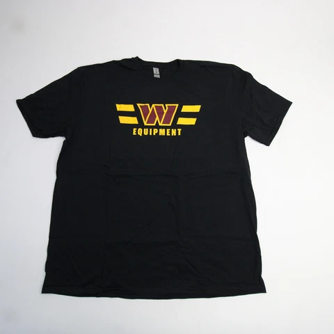 Washington Commanders Gildan Softstyle Short Sleeve Shirt Men's Black Used Cover