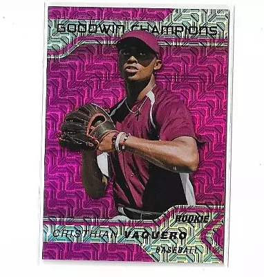 2023 Goodwin Champions Cristhian Vaquero Rookie Pink Traxx #'D 177/299 #P42 - Image 1 of 2