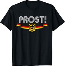 NEU T-Shirt Prost Bier Deutsche Flagge Oktoberfest Kleidung Männer Frauen Jubel S-3XL