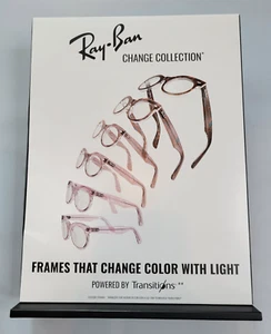 RAY-BAN MEDIUM OPTICAL FRAME COUNTERCARD POSTER BOX SIZE 13" X 9.6" X 1" - Picture 1 of 4