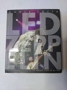 Whole Lotta LED ZEPPELIN Illustrated History HC Book Rock N Roll Band Tribute VG - Picture 1 of 6