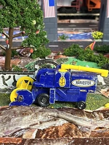 Matchbox 1977 Combine Harvester 1:64 Blue  Diecast USED EX Condition - Picture 1 of 7