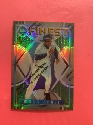 1995 Topps Finest - Mark Grace #65 refrator - Imagem 1 de 4