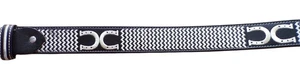 Black and White Belt with Horseshoes and ZigZags, Size 32 - Picture 1 of 6