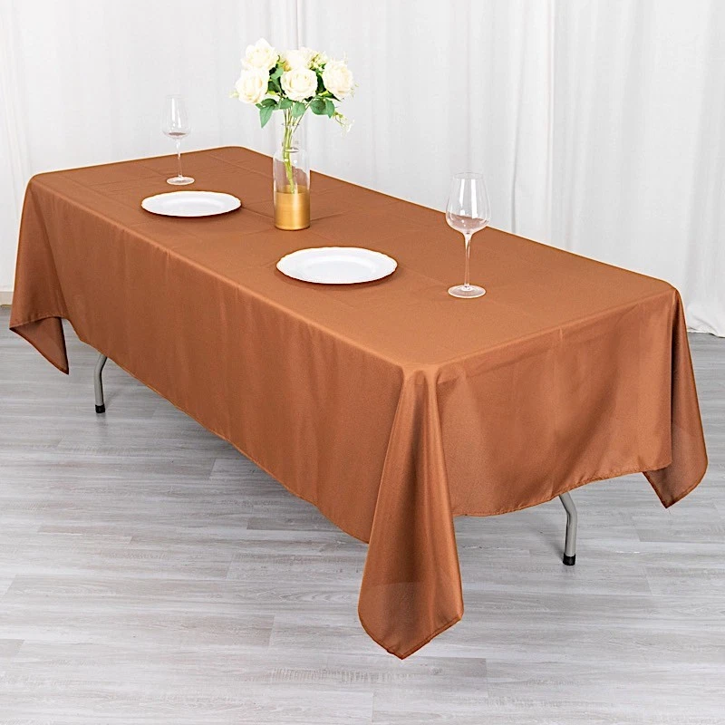 10 pcs Wholesale Lot 60x102" RECTANGLE POLYESTER TABLECLOTHS Wedding Supplies - Image 1 of 1