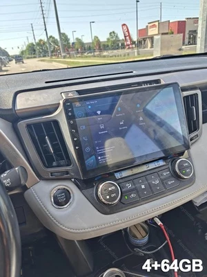 Radio estéreo para automóvil Carplay GPS de 10,1"" 4+64G para Toyota RAV4 2013-2018 Android 15.0 Foto 1 de 4