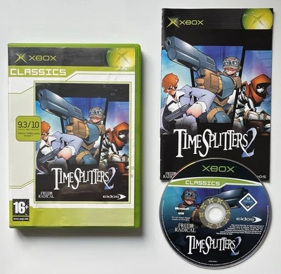 Timesplitters 2 - Original Xbox Game - PAL - Tested - With Manual (Ref. O395) - Image 1 of 2