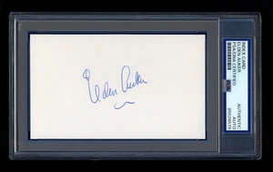 ELDEN AUKER SIGNED INDEX CARD MINT PSA/DNA 1935 DETROIT TIGERS WORLD CHAMPIONS - Picture 1 of 1