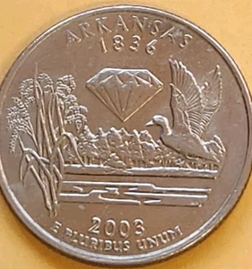 2003 D - Arkansas - State Quarter - Picture 1 of 4