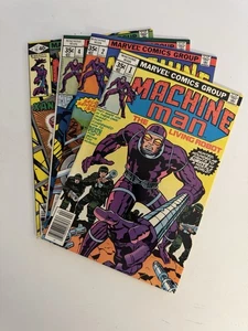Machine Man (1978) 4 Hefte Comic Lot #1 2 4 13 - Marvel Comics - Bild 1 von 1