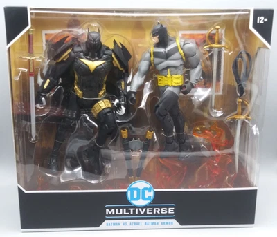 DC MULTIVERSO MALDICIÓN DEL CABALLERO BLANCO ARMADURA AZRAEL VS BATMAN MCFARLANE Foto 1 de 4