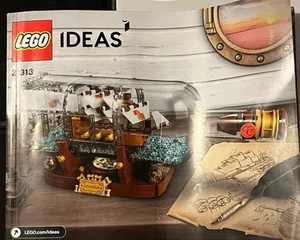 LEGO Ideas: Ship in a Bottle (21313) Building Set Instruction Book ONLY - Picture 1 of 4