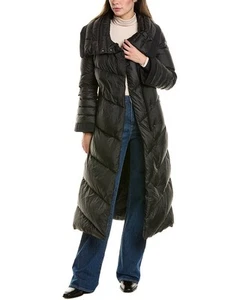 Post Card Papias Long Down Coat Women's Black 42 - Picture 1 of 5