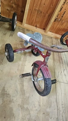 Neumáticos neumáticos triciclo Steelcraft vintage muy raros años 40 50 60 Foto 1 de 4