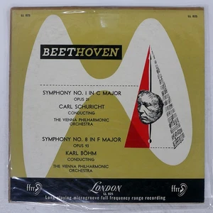 WILHELM BACKHAUS BEETHOVEN SYMPHONIES NO.1 & NO.8 LONDON LL825 UK VINYL LP - Imagen 1 de 2