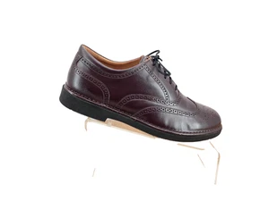 Rockport Dressports Cordovan Wingtip Dress Shoes Men's 10 Wide APM1021E Vibram - Picture 1 of 10
