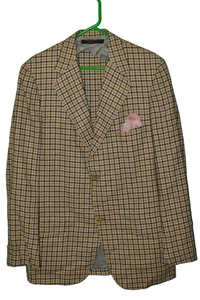 44XL BROOKS BROTHERS Men Vintage 3/2 Roll "Makers"  Tweed Sport Coat blazer - Picture 1 of 18