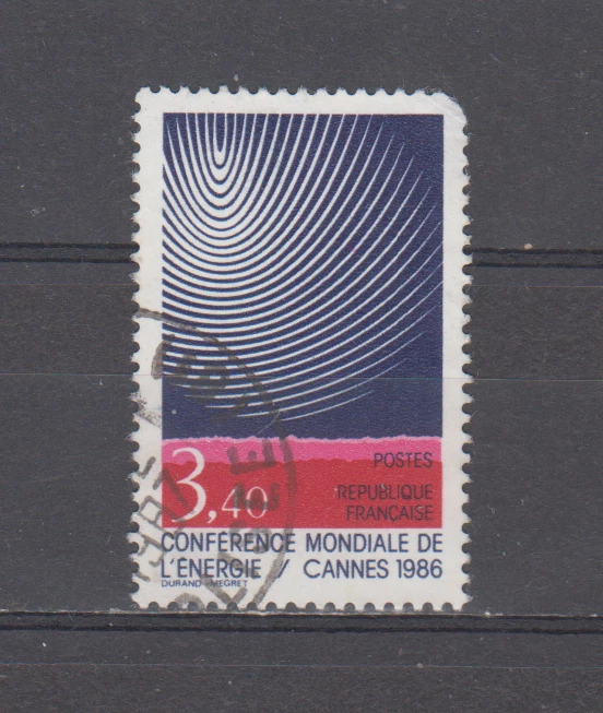 FRANCE  :  1986 - USED - SCOTT #  2024  ENERGY - Image 1 of 1