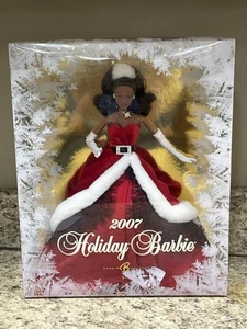 Mattel Holiday Barbie 2007 African American Collector Doll K7959 New - Picture 1 of 7