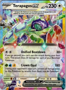 Terapagos ex 092/131 SV: Prismatic Evolutions Double Rare - NM - Picture 1 of 2
