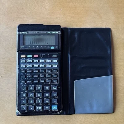 CASIO FX-603P Pocket Computer Programmable Scientific Calculator Dot Matrix LCD - Image 1 of 4