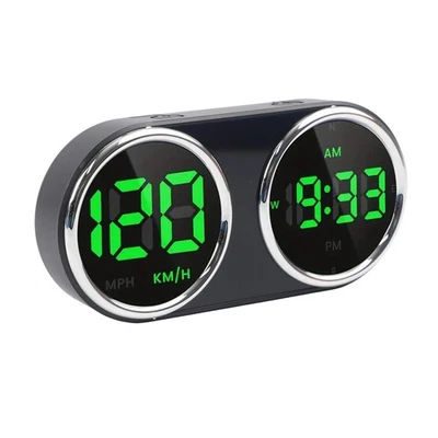Speed Monitoring Device with Head Up Display and Digital Clock for Cars - Image 1 of 4