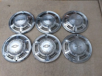 "Cubiertas de rueda Chevrolet El Camino Chevelle Malibu 1970 tapacubos convertibles de 14""" Foto 1 de 4