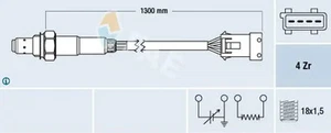 Sonda lambda 77210 FAE para CITROËN PEUGEOT - Imagen 1 de 1