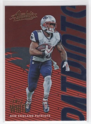 2018 Panini Absolute James White New England Patriots #67 - Image 1 of 2