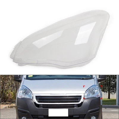 1x Headlight Lens Housing Headlamp Mask Left Side For Peugeot Partner 2015-2018 - Image 1 of 4